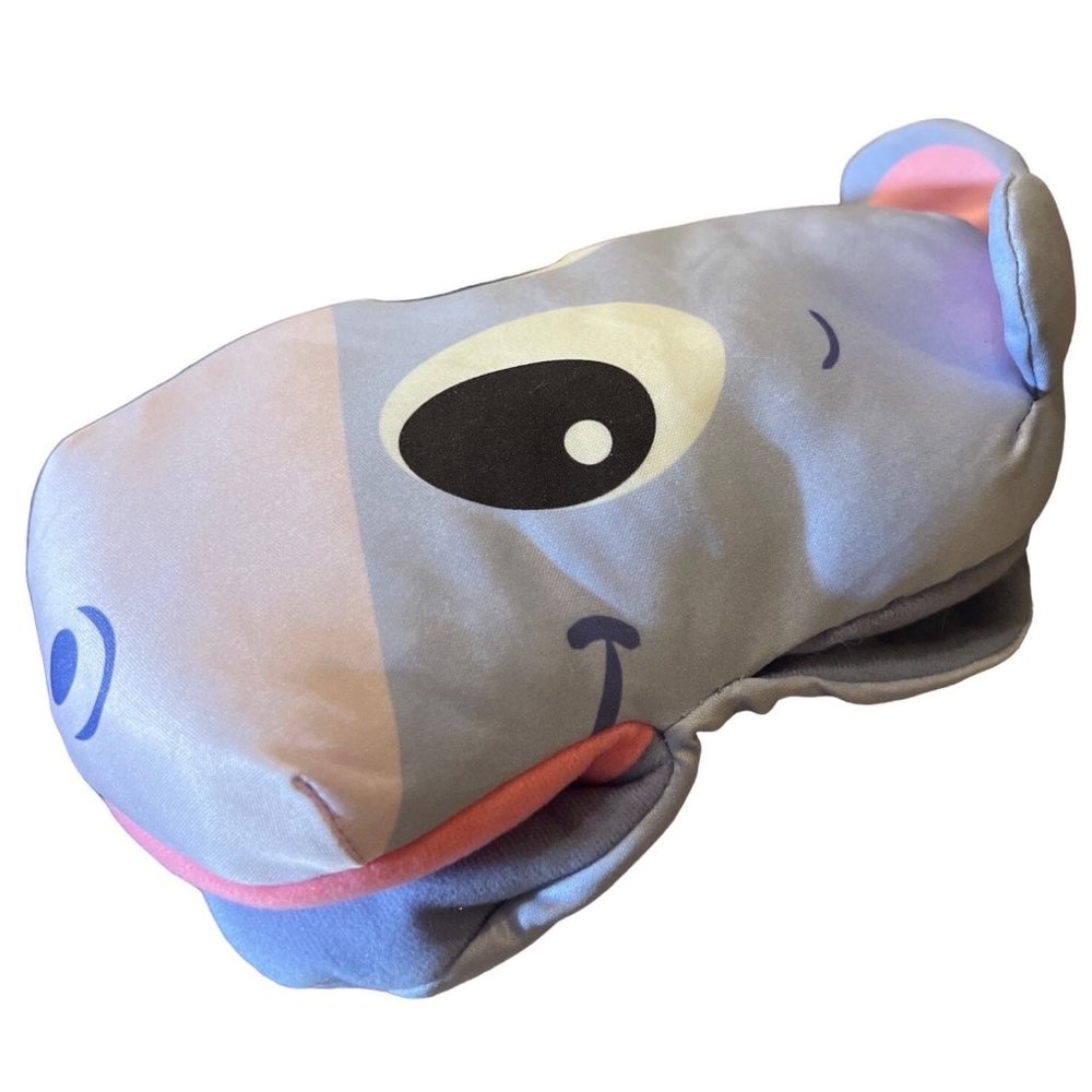 Little Tikes Hippo Head Plush Hand Puppet Purple Soft Toy